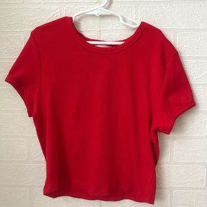 ruffled sleeves and neck top!